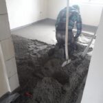 Provádění potěrů